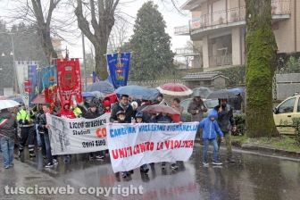 Il corteo antiviolenza