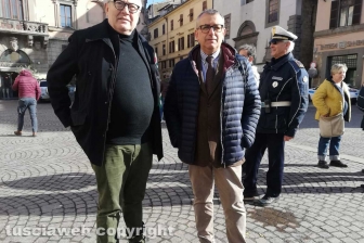 Viterbo - Il corteo degli agenti di Mammagialla