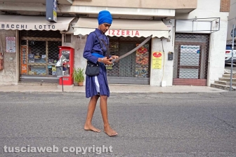 Il corteo dei sikh