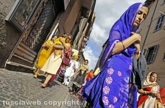 Il corteo dei sikh