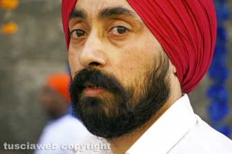 Il corteo dei sikh