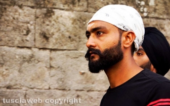 Il corteo dei sikh