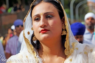 Il corteo dei sikh