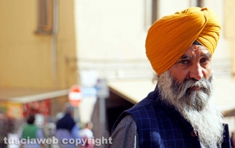 Il corteo dei sikh