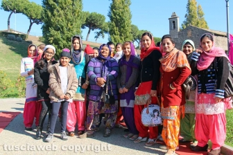 Il corteo dei sikh