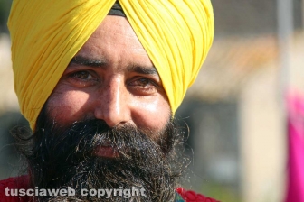Il corteo dei sikh