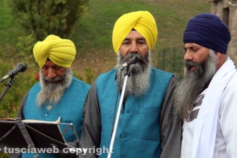 Il corteo dei sikh