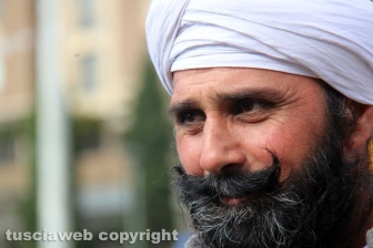 Il corteo dei sikh