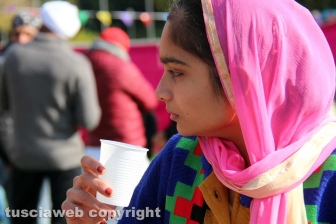 Il corteo dei sikh