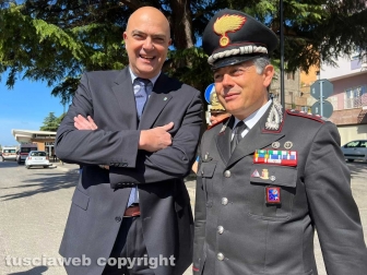 Viterbo - Corteo del 25 aprile - Il colonnello Massimo Friano