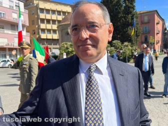 Viterbo - Corteo del 25 aprile - Il prefetto Cananà