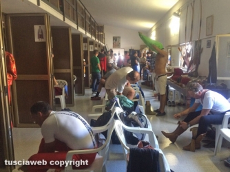 Il corteo storico si prepara per la processione