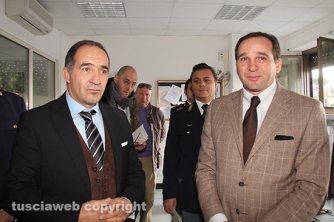 Il questore Lorenzo Suraci con Alessandro Marchese