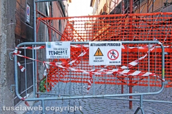 Il crollo del centro storico
