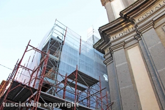 Il crollo del centro storico