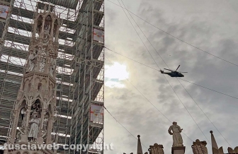 Viterbo - Il cuore di Santa Rosa in volo sulla città