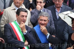 Il cuore di santa Rosa sotto la pioggia