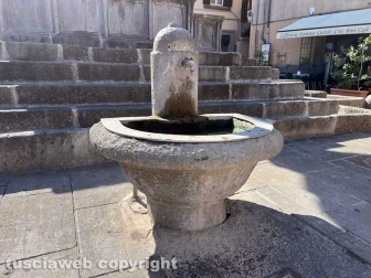 Il degrado delle fontane