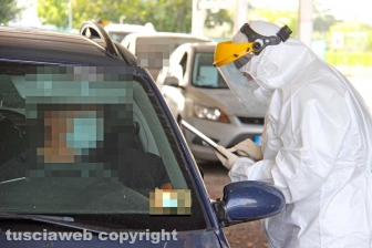 Il Drive-In per i tamponi