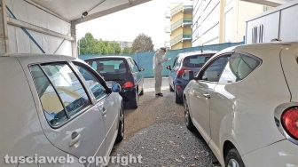 Il Drive-In per i tamponi