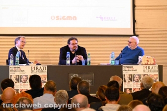 Viterbo - Il filosofo Gino Roncaglia ai Pirati della Bellezza