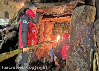 Bagnaia - L’accensione del focarone di Sant'Antonio
