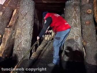 Bagnaia - Il focarone di S. Antonio