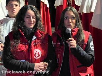 Bagnaia - Il focarone di S. Antonio - Jessica Di Marzio e Giorgia Serafini