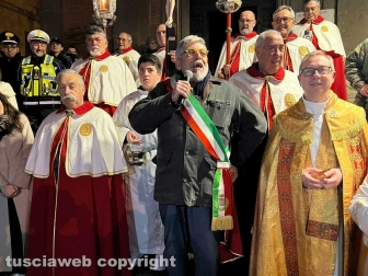 Bagnaia - Il focarone di S. Antonio