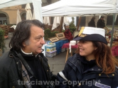 Gorgoni a Viterbo con i vigili urbani