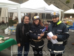 Gorgoni a Viterbo con i vigili urbani