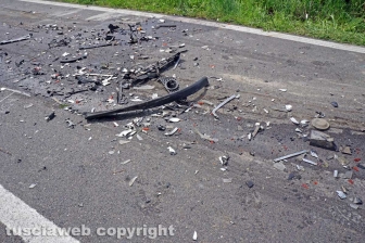 Il frontale su strada Ombrone