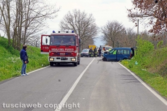 Il frontale su strada Ombrone