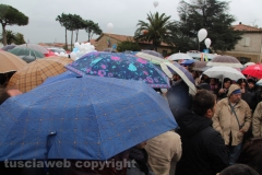 Pescia Romana - Il funerale del piccolo Leonardo Sonno