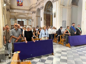 Viterbo - Il funerale di Alessio Paternesi