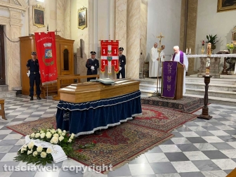 Viterbo - Il funerale di Alessio Paternesi