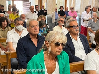 Viterbo - Il funerale di Alessio Paternesi - Giovanni Maria Arena e Massimo Giampieri