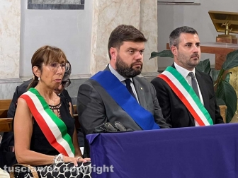 Viterbo - Il funerale di Alessio Paternesi - Patrizia Notaristefano, Alessandro Romoli e Luca Giampieri