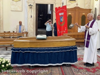 Viterbo - Il funerale di Alessio Paternesi
