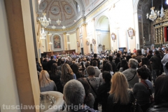 Capranica - Il funerale di Ambra e del figlioletto Mirko