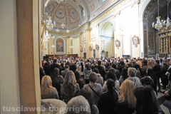 Capranica - Il funerale di Ambra e del figlioletto Mirko