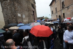 Capranica - Il funerale di Ambra e del figlioletto Mirko