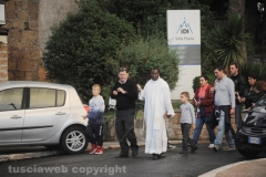 Capranica - Candele accese per Asia