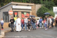 Capranica - Candele accese per Asia