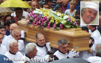 Tuscania - Il funerale di Antonino Fabiani