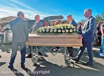 Il funerale di Christian Santarsiero