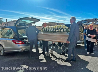 Tuscania - Il funerale di Christian Santarsiero