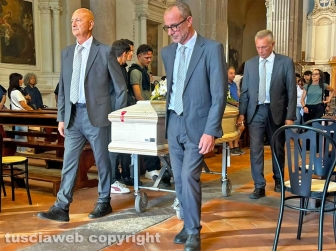 Tuscania - Il funerale di Christian Santarsiero