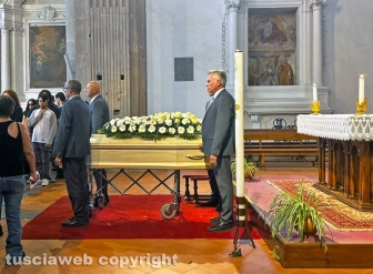 Tuscania - Il funerale di Christian Santarsiero