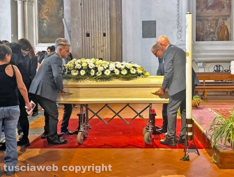 Tuscania - Il funerale di Christian Santarsiero